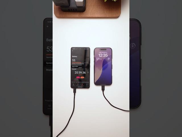 iPhone 16 Pro versus ASUS ROG Phone 9 Pro charging test