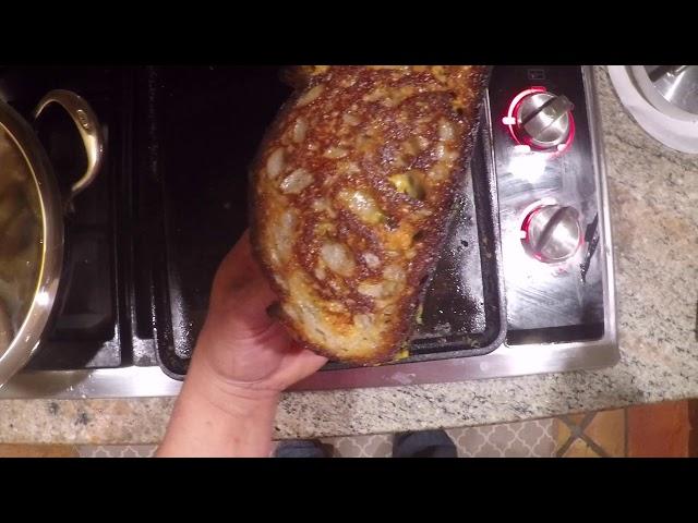 Late night chorizo grilled cheese