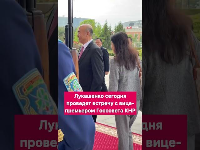 Лукашенко сегодня проведёт встречу с вице премьером Госсовета КНР! #shorts