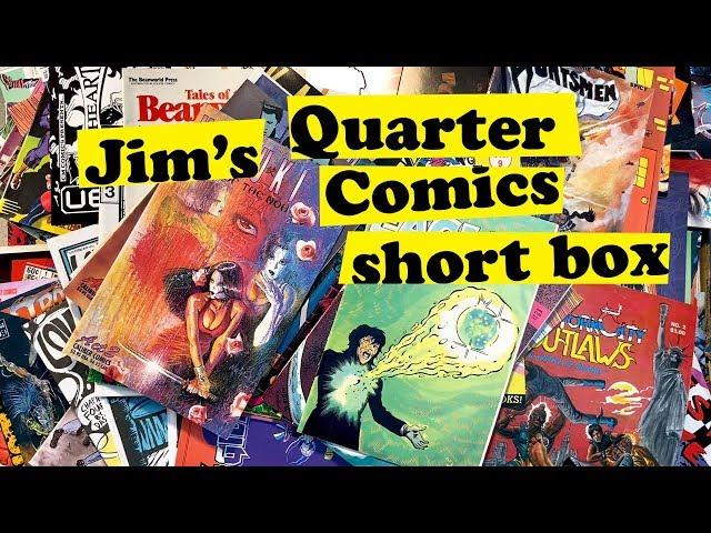 Jim's Quarter Comics short box