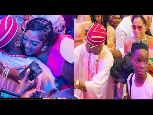 Tiwa Savage Surprises Wizkid at Mom's Burial, Wizkid Hails Son As They Dance For Him. (Full Video)