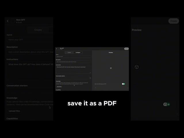 How to Configure Your Custom GPT in Under 60 seconds!