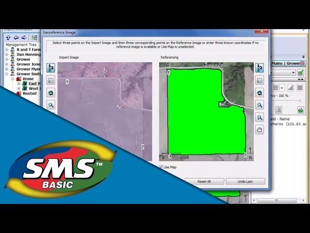 Importing and GeoReferencing an Image