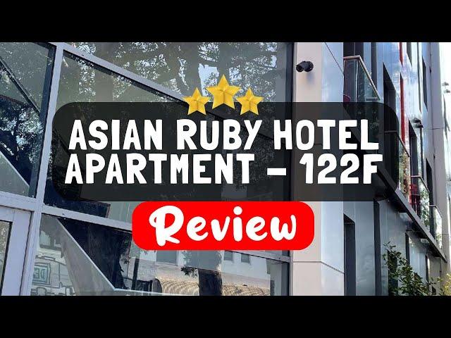 ASIAN RUBY HOTEL APARTMENT   122F Bui Thi Xuân Street