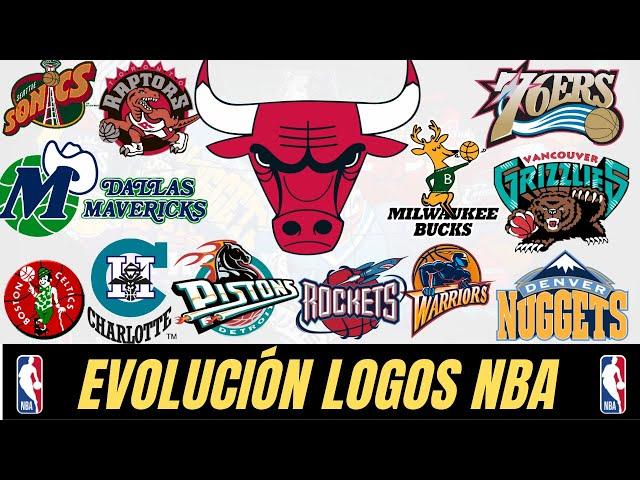 La EVOLUCIÓN HISTÓRICA de los LOGOS de la NBA 