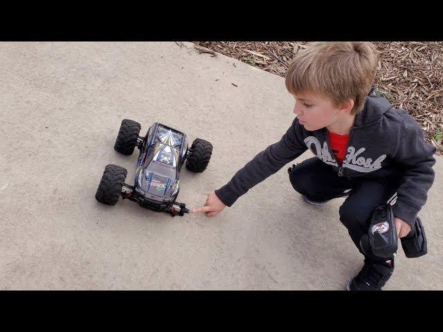 DESTROYED OUR RC TRUCK AT THE SKATEPARK...