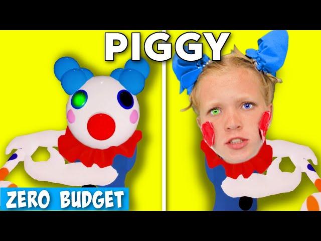 PIGGY WITH ZERO BUDGET! RECREATING PIGGY CHARACTERS with NO PROPS