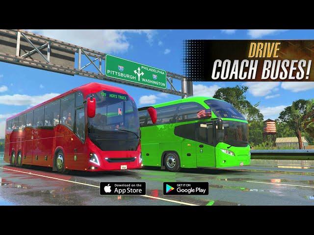 Bus Simulator 2023 - Coach Buses - USA [Trailer]