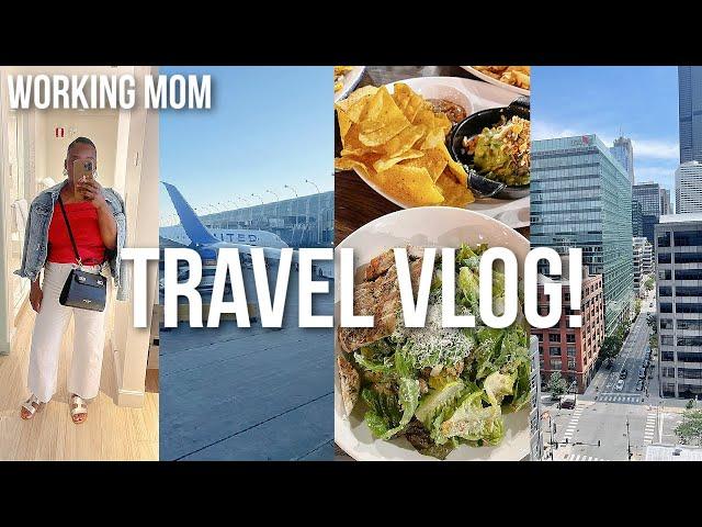 WORKING MOM TRAVEL VLOG! SLOW MORNING ROUTINE, CHATTY GRWM, BALANCING LIFE AS A SINGLE WORKING MOM