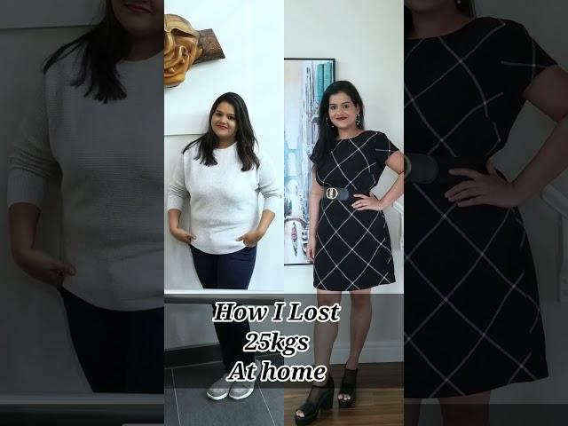 How I lost 25kgs at home without coaching or gym| My weightloss journey | Canadaholic