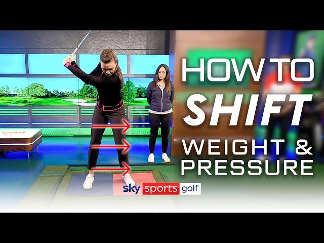 How to shift pressure in your golf swing like a PRO!  | Audi Performance Zone