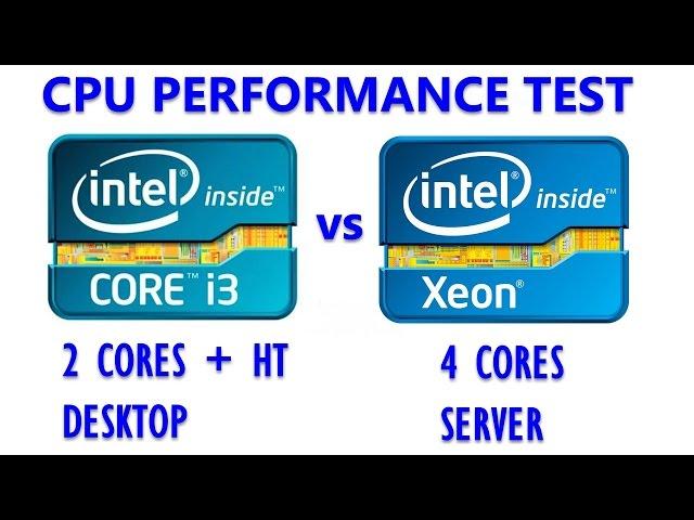 Core i3-550 vs Xeon X3430 (i5-750) benchmark