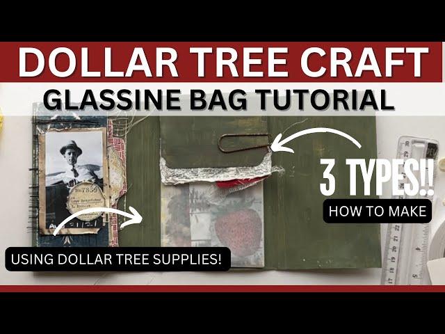 Dollar Tree HACK: Making Faux Glassine Bags EASY & CHEAP!