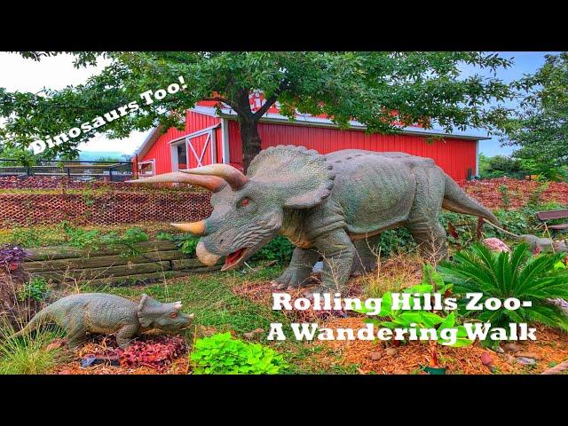 Rolling Hills Zoo and Dinosaurs! – Salina, KS: Wandering Walks of Wonder Slow TV Walking Tour 4K