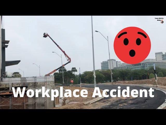 Always wear safety harness whenever you work at height | workplace accident | MEWP | Life saving PPE