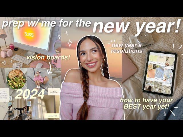 PREP W ME FOR THE NEW YEAR! ⭐️ goal-setting, vision boards, cleaning, resolutions, etc🫶 *motivating