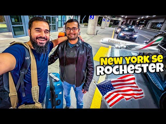 New york se rochester ki flight ️ Airport per scene hogaya ‍️