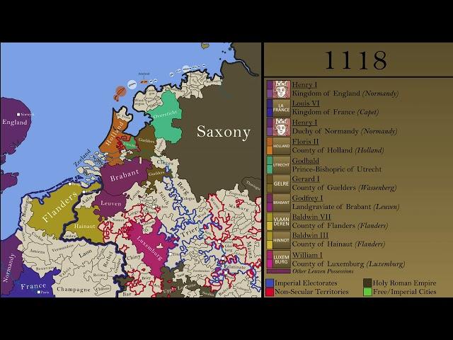 The History of the Netherlands (Low Countries): Every Year