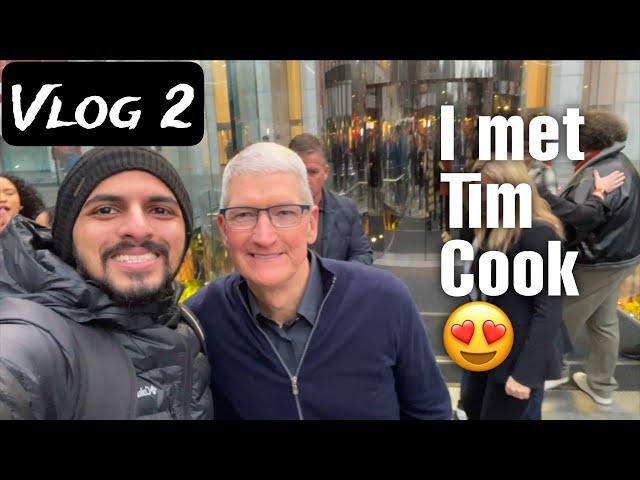 I met CEO of Apple in USA | Vlog 2 | Apple Vision Pro Launch | Indian Vlogger