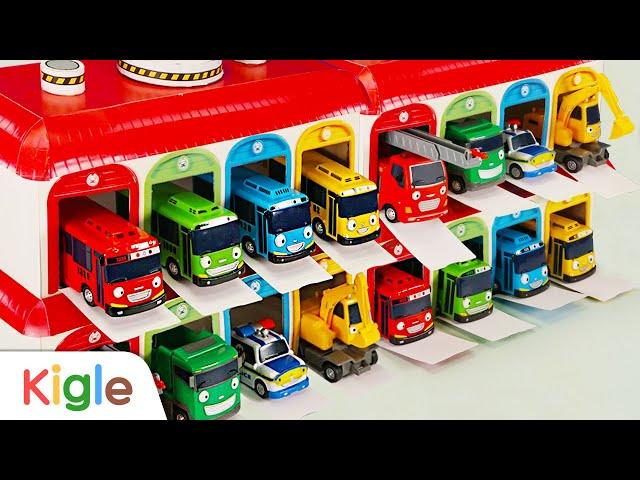 Tayo Bus Kecil | Polisi Monster Kompilasi | Truk Pemadam Kebakaran Ambulans | Kigle TV Indonesia