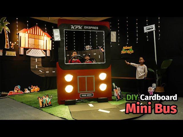 Fun DIY: Build Your Own Cardboard Mini Bus for Kids!