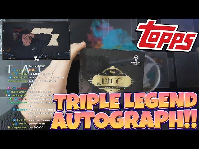 UNGLAUBLICH!! TRIPLE LEGEND AUTOGRAMM GEZOGEN!!| Deco Topps BOX BREAK