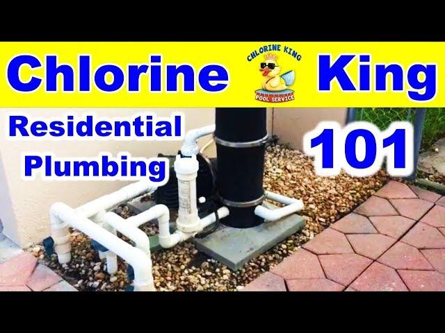 Residential Swimming Pool Plumbing 101 - Chlorine King Pool Service - Pinellas County, FL.