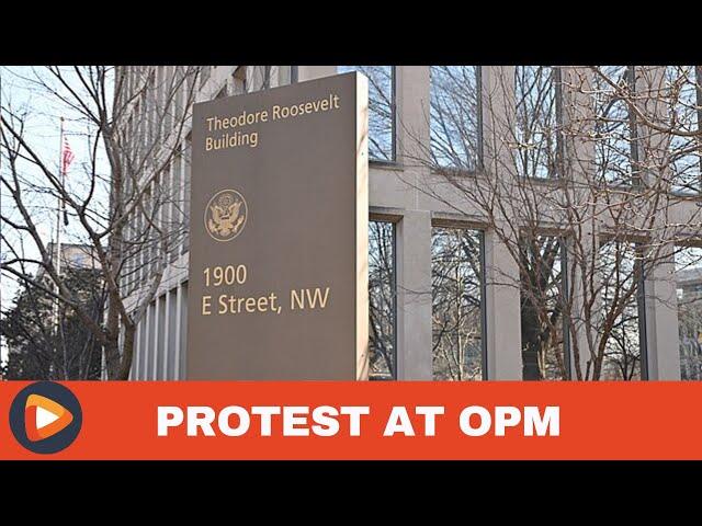 Van Hollen Joins OPM Protest