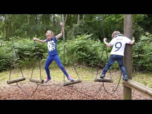 Aimee and Jack Tackle the Assault Course