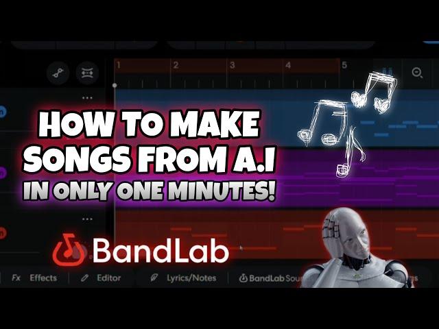 How To Make Song With A.I in Only One Minute on Bandlab!