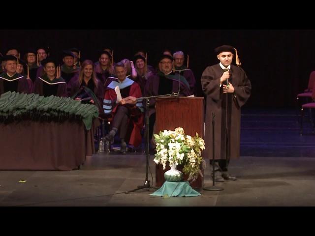 Dr. Karthik Ramanan - Graduation Speech - "That's Who We Are"