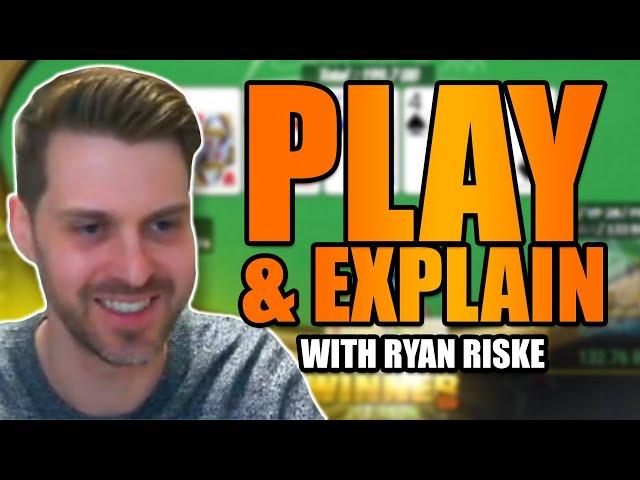 CRUSHING ACR CASH GAMES! Play & Explain With Ryan Riske