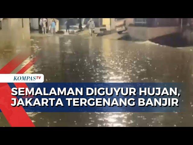 Hujan Lebat Guyur Jakarta, Sejumlah Ruas Jalan Terendam Banjir