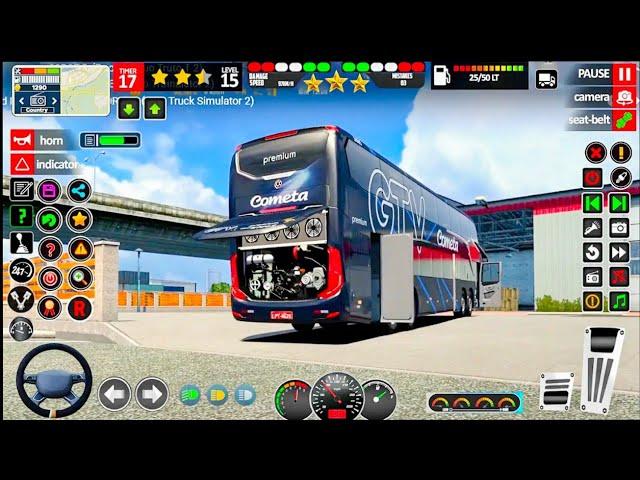 New Realistic Hyundai County Bus Game 2025: Minibus Simulator Vietnam - Bus Game Android Gameplay