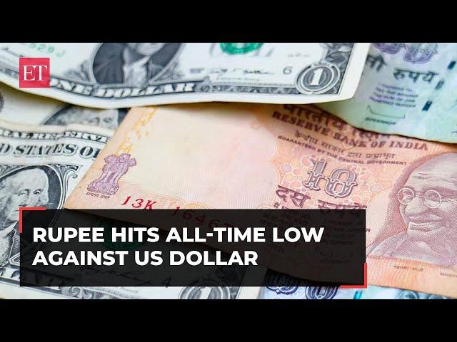 Rupee hits all-time low against US Dollar, falls 26 paise to 83.08