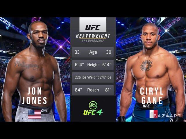 JON JONES VS CIRYL GANE FULL FIGHT UFC 285