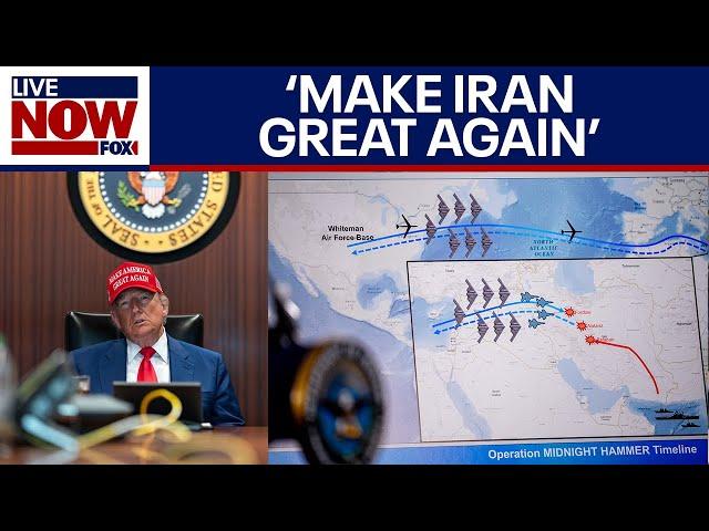 President Trump hints at Iranian regime change following U.S. strikes on nuclear facilities