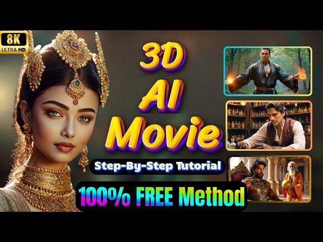 Make a Full  Mythological AI Movie with FREE AI Tools: Complete Course