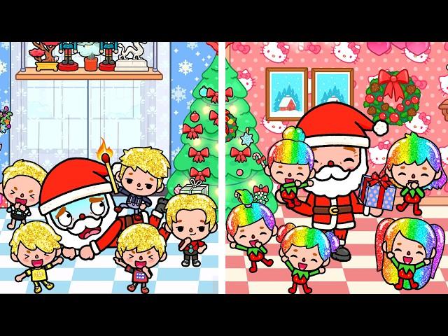 Santa Claus Adopted 100 Babies! | Toca Life Story | Toca Boca