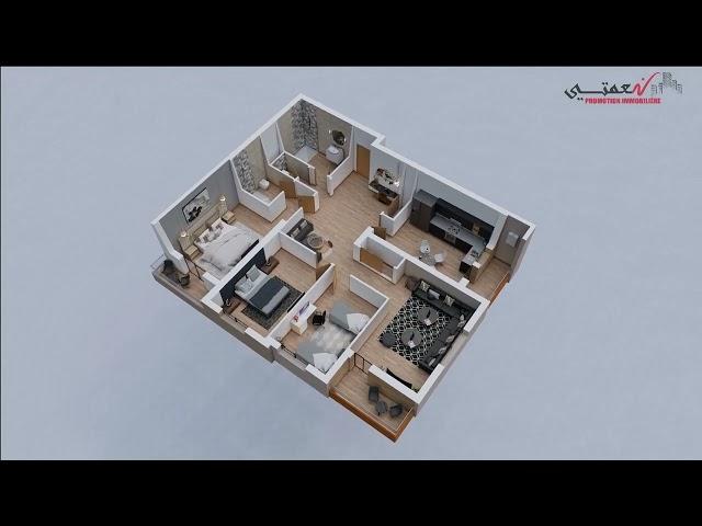 3D Floor Plan F4 / LUMION ANIMATION