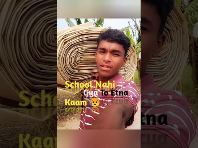 School Nahi gaye to etna Kaam  #vlog #shorts #ashortaday #minivlog #trending #sad #sadsong