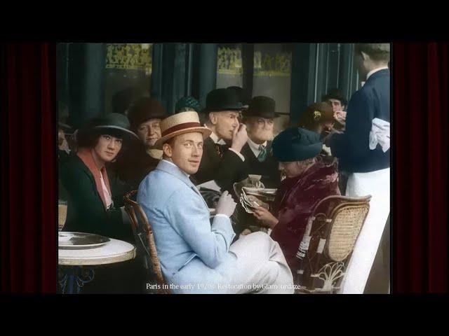 Paris c.1923: Silent Film Restored To Life, Color and Sound