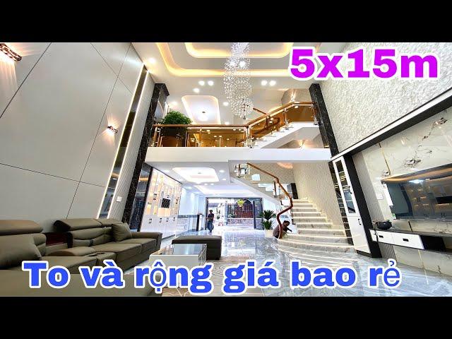 Diện tích cực rộng ngang 5m, mẫu nhà hiện đại ngay ngã tư Ga cạnh bên Quận Gò Vấp rẻ hơn 3 tỷ ..