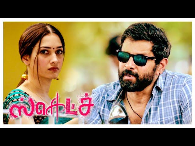 Sketch Tamil Movie Scenes | Tamannaah Introduction Scene | Vikram | S Thaman | AP International