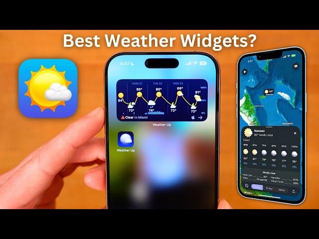 Weather Up iPhone App Review -- BEST Weather Widgets?