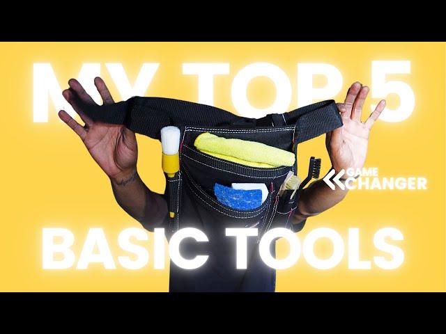 Top 5 Basic Interior Detailing Tools and How To Carry Them Like A Pro