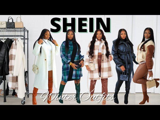 SHEIN WINTER LOOKBOOK 2022 ️ | Cozy & Trendy Outfits | Chev B.