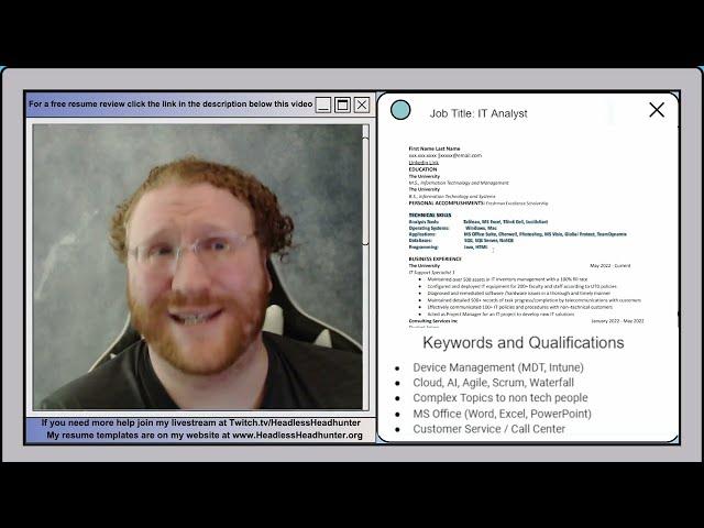 Recruiter Reviews your Resume | EP 8 | Software Engineer, Financial Analyst and IT Analyst