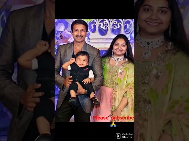 #gopichand family photos  #lovelycouplestatus #wife #sons