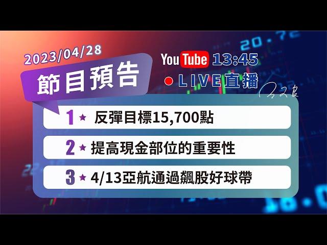 2023/04/28 股市永勝節目預告「王文良股市永勝」